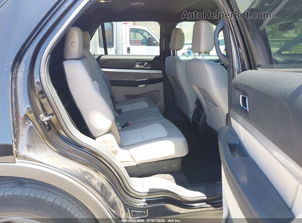 1FM5K7B84JGC45111 2018 FORD EXPLORER Black Vista de la etiqueta del VIN