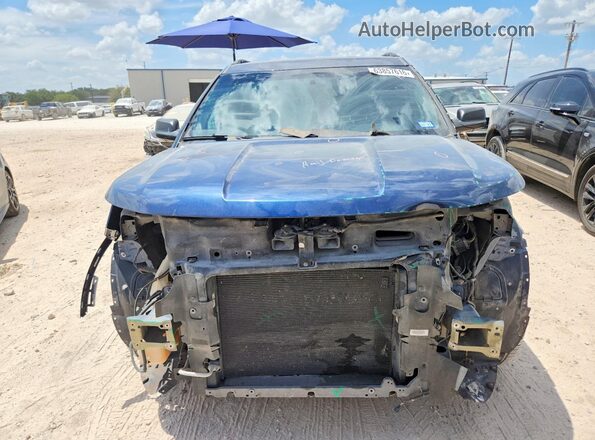 1FM5K7B85GGA51521 2016 FORD EXPLORER Синий Вид спереди