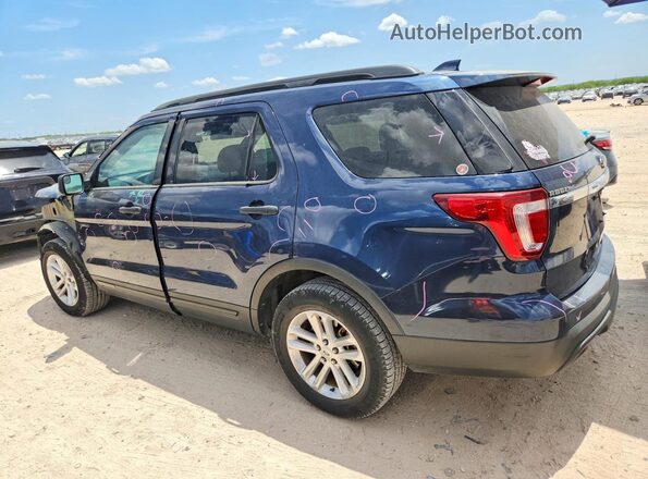 1FM5K7B85GGA51521 2016 FORD EXPLORER Синий Задняя левая четверть