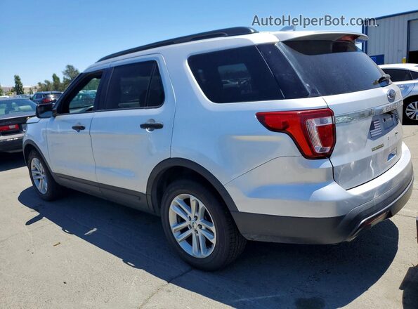 1FM5K7B86GGD29150 2016 FORD EXPLORER Silver Trasero izquierdo