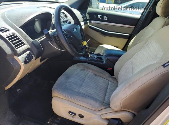 1FM5K7B86GGD29150 2016 FORD EXPLORER Silver Vista interior delantera