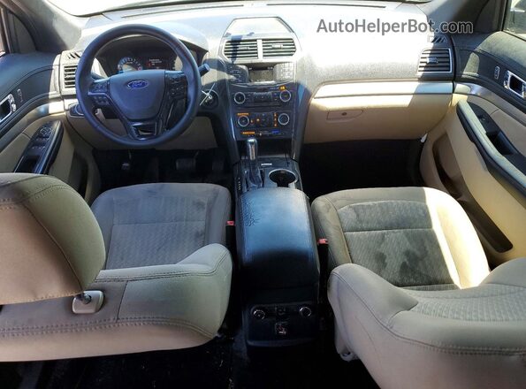 1FM5K7B86GGD29150 2016 FORD EXPLORER Silver Vista del salpicadero