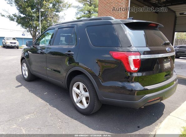 1FM5K7B86JGC35244 2018 FORD EXPLORER Black Tył lewy