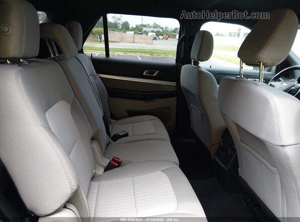 1FM5K7B86JGC35244 2018 FORD EXPLORER Black Widok naklejki z numerem VIN