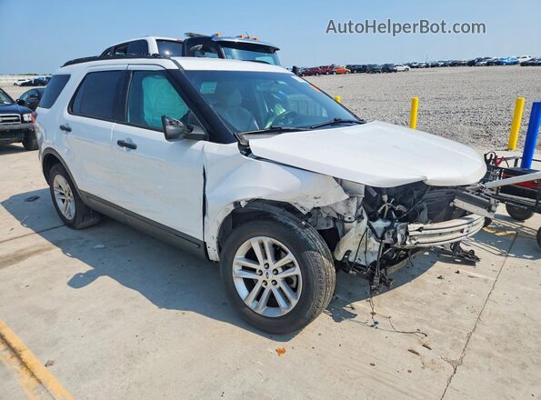 1FM5K7B87GGA12476 2016 FORD EXPLORER White Передня права чверть