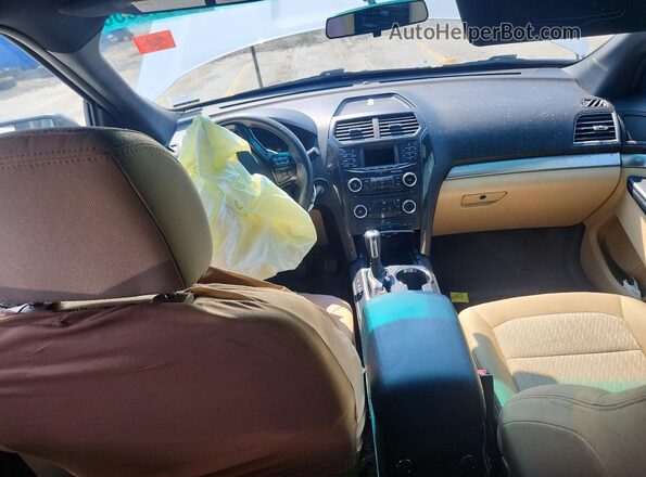1FM5K7B87GGA12476 2016 FORD EXPLORER White Вид панелі приладів