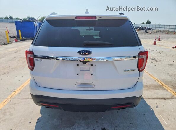 1FM5K7B87GGA12476 2016 FORD EXPLORER White Вид ззаду