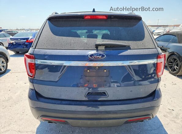 1FM5K7B87GGA75786 2016 FORD EXPLORER Blue Շարժիչի բաժամունքի տեսք