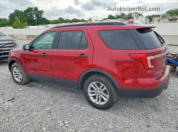 1FM5K7B87GGC29378 2016 FORD EXPLORER Красный Задняя левая четверть