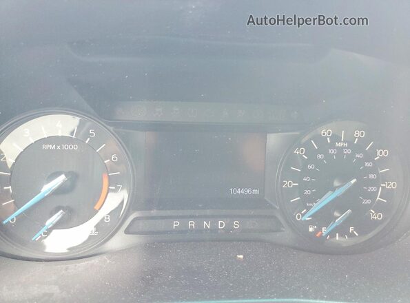 1FM5K7B87GGC29378 2016 FORD EXPLORER Красный Вид щитка приборов