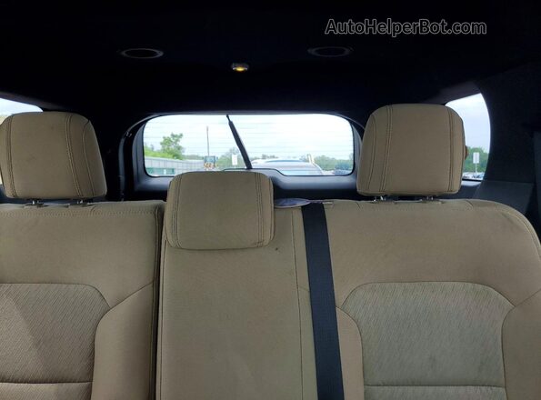 1FM5K7B87GGC29378 2016 FORD EXPLORER Красный Вид задних сидений