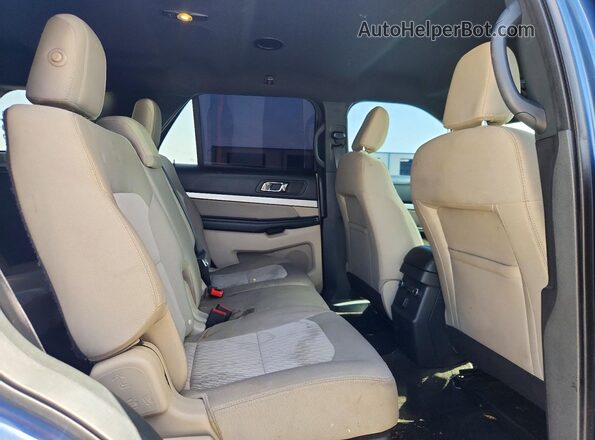 1FM5K7B87JGC13575 2018 FORD EXPLORER Blue Սալոնի հետևի տեսք