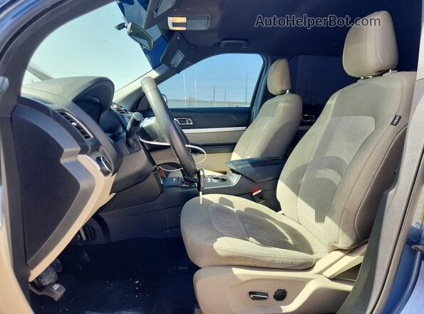 1FM5K7B87JGC13575 2018 FORD EXPLORER Blue Սալոնի դիմացի տեսք