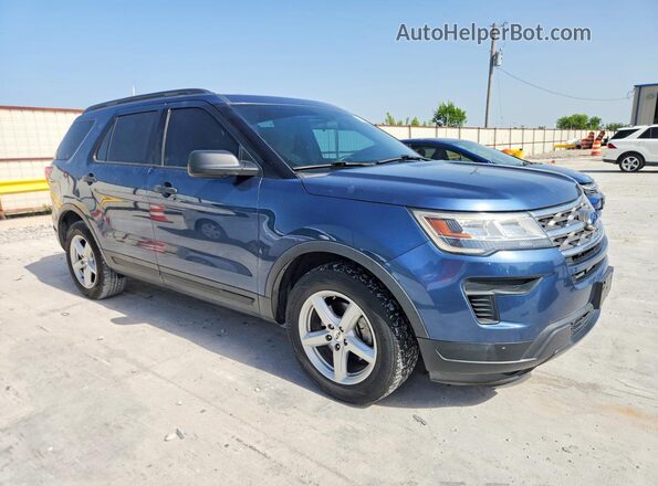 1FM5K7B87JGC13575 2018 FORD EXPLORER Blue Առջևի աջ