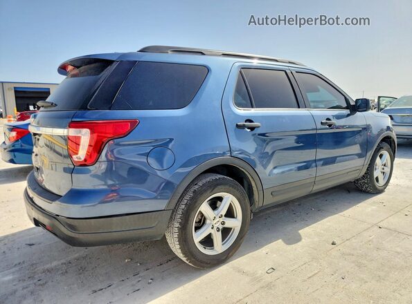 1FM5K7B87JGC13575 2018 FORD EXPLORER Blue Հետևի աջ