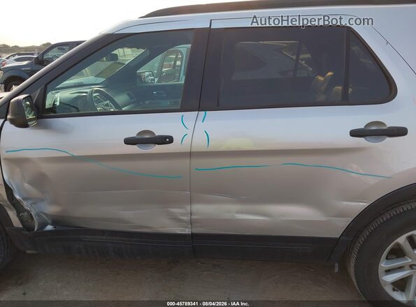 1FM5K7B88HGD86676 2017 FORD EXPLORER Silver სალონის 360-გრადუსიანი ხედი