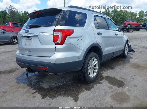 1FM5K7B88HGE09101 2017 FORD EXPLORER Silver Tył prawy