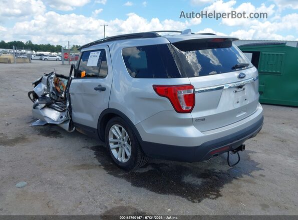 1FM5K7B88HGE09101 2017 FORD EXPLORER Silver Tył lewy