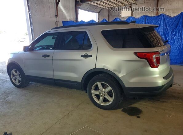 1FM5K7B89JGA65638 2018 FORD EXPLORER Silver Rear left