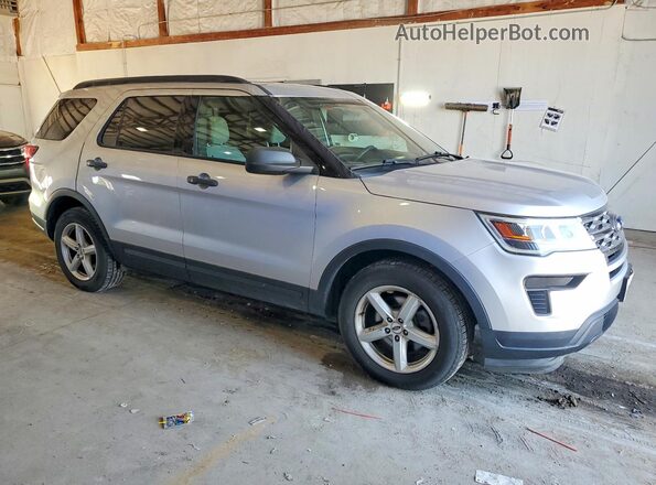 1FM5K7B89JGA65638 2018 FORD EXPLORER Silver Front right