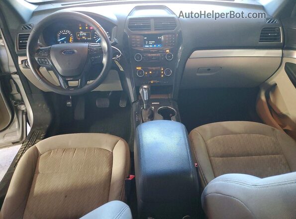 1FM5K7B89JGA65638 2018 FORD EXPLORER Silver Dashboard view