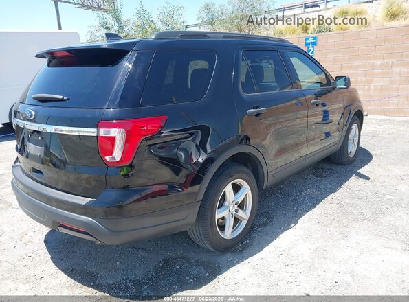 1FM5K7B89JGC45119 2018 FORD EXPLORER Черный Задняя правая четверть