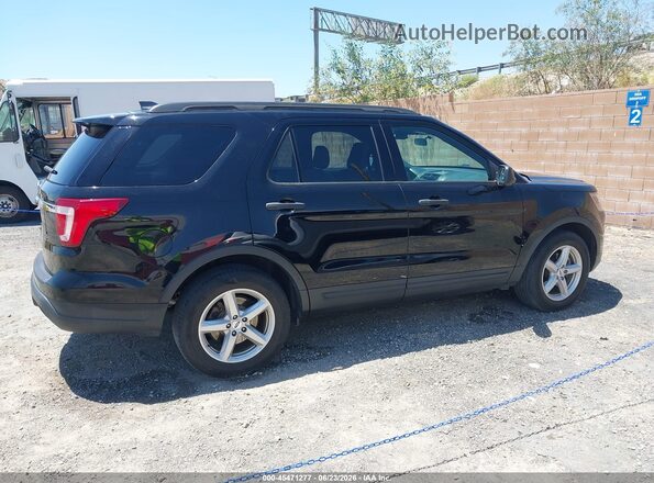 1FM5K7B89JGC45119 2018 FORD EXPLORER Черный Вид задней части салона
