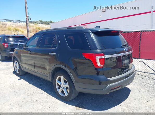 1FM5K7B89JGC45122 2018 FORD EXPLORER Black Tył lewy