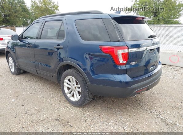 1FM5K7B8XHGA56067 2017 FORD EXPLORER Blue უკანა მარცხენა