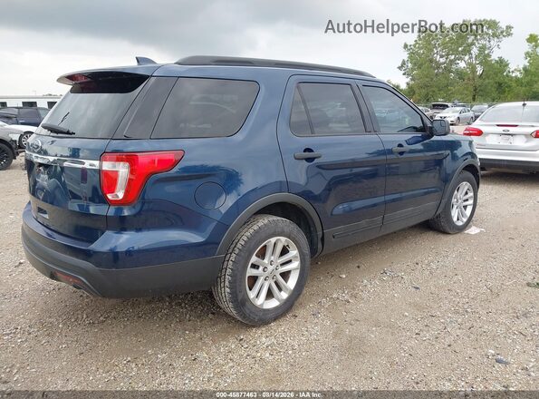 1FM5K7B8XHGA56067 2017 FORD EXPLORER Blue უკანა მარჯვენა