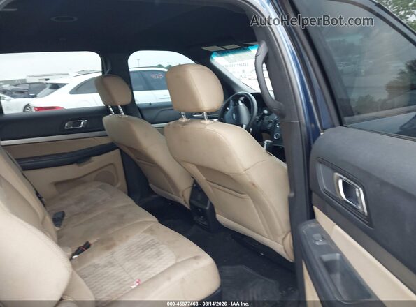 1FM5K7B8XHGA56067 2017 FORD EXPLORER Blue VIN კოდის სტიკერის ხედი