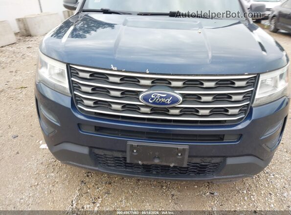 1FM5K7B8XHGA56067 2017 FORD EXPLORER Blue ხელსაწყოთა პანელის ხედი