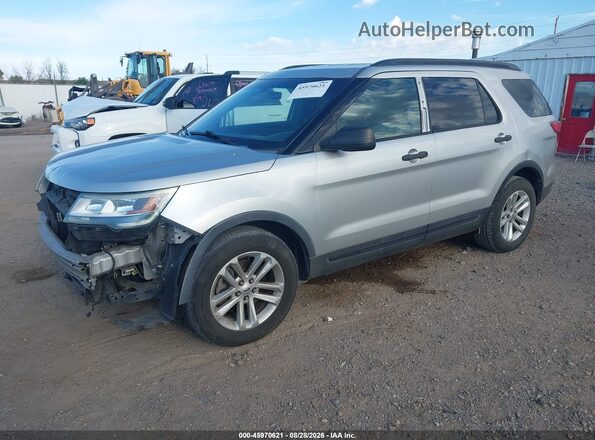 1FM5K7B8XHGA93653 2017 FORD EXPLORER Silver Передня ліва чверть