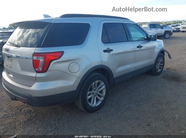 1FM5K7B8XHGA93653 2017 FORD EXPLORER Silver Задня права чверть