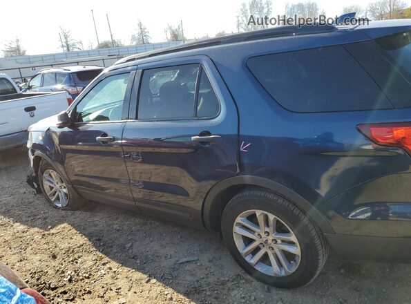 1FM5K7B8XHGC29845 2017 FORD EXPLORER Синий Передняя правая четверть