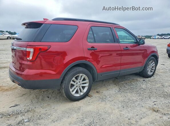 1FM5K7B8XHGC52381 2017 FORD EXPLORER Красный Задняя правая четверть