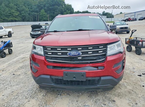 1FM5K7B8XHGC52381 2017 FORD EXPLORER Красный Вид спереди