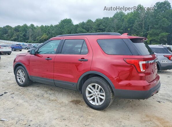 1FM5K7B8XHGC52381 2017 FORD EXPLORER Красный Задняя левая четверть