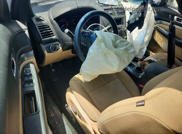 1FM5K7BH0HGA21943 2017 FORD EXPLORER White Dashboard view