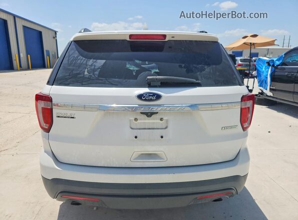 1FM5K7BH0HGA21943 2017 FORD EXPLORER White Rear view