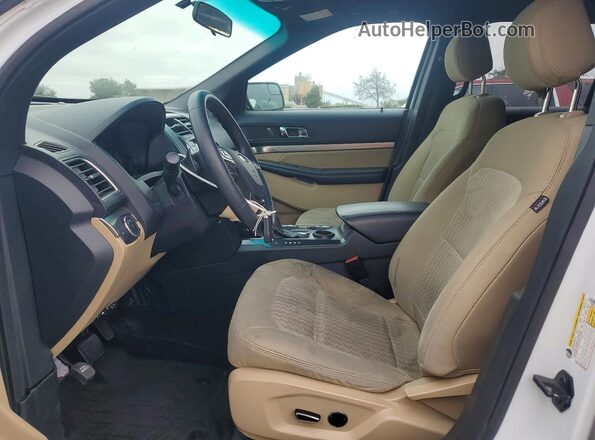 1FM5K7BH1GGA89425 2016 FORD EXPLORER White Vista interior delantera