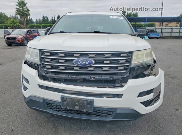 1FM5K7BH1GGA89425 2016 FORD EXPLORER White Vista frontal