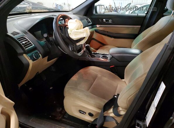 1FM5K7BH1GGD12045 2016 FORD EXPLORER Black Սալոնի դիմացի տեսք