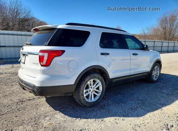 1FM5K7BH2HGA03301 2017 FORD EXPLORER Белый Задняя правая четверть