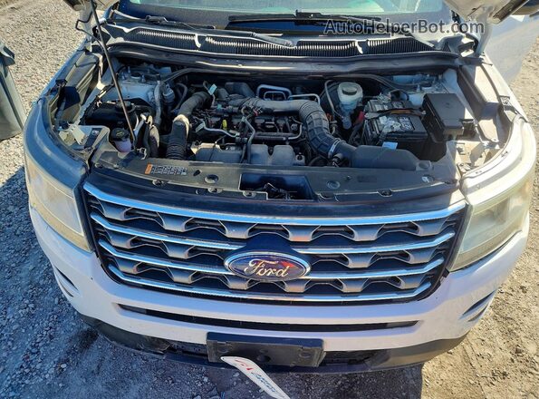 1FM5K7BH2HGA03301 2017 FORD EXPLORER Белый Вид задней части салона