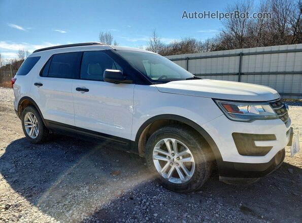 1FM5K7BH2HGA03301 2017 FORD EXPLORER Белый Передняя правая четверть