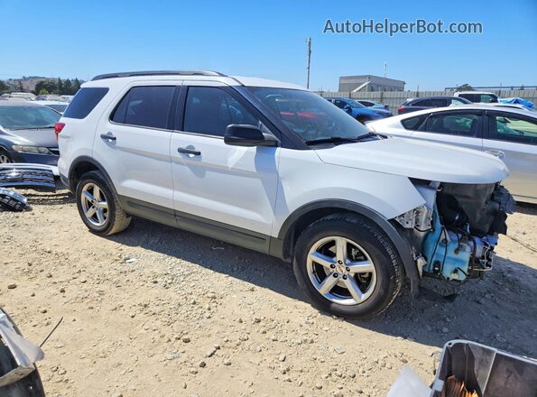 1FM5K7BH4JGC49224 2018 FORD EXPLORER White Front right