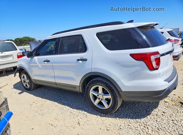 1FM5K7BH4JGC49224 2018 FORD EXPLORER White Rear left