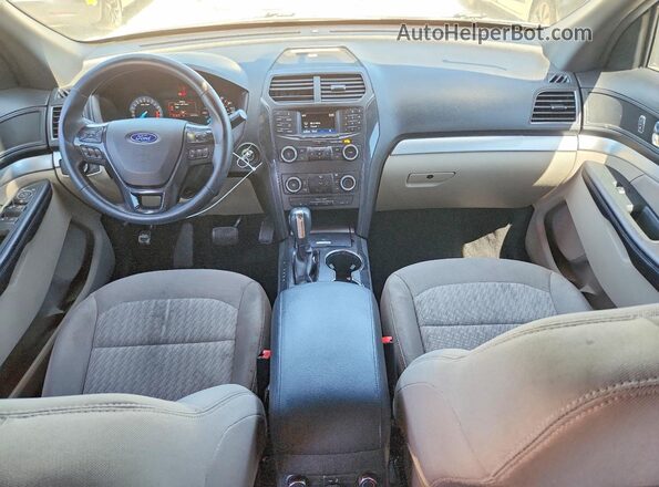1FM5K7BH4JGC49224 2018 FORD EXPLORER White Dashboard view