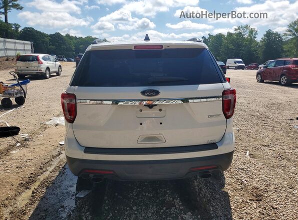 1FM5K7BH4KGA58307 2019 FORD EXPLORER White Հետևի տեսք